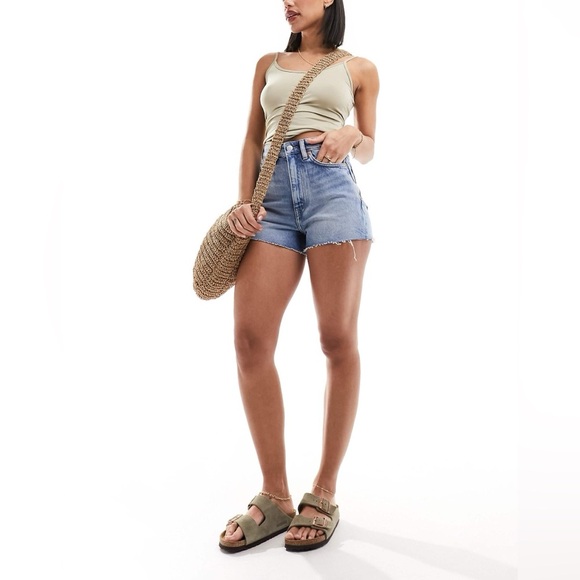 ASOS Weekday Rowe Short | Jean Shorts - Picture 3 of 13